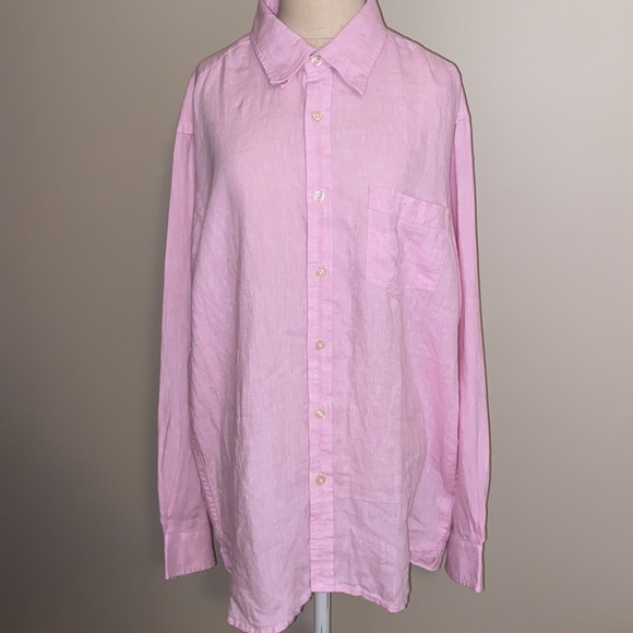 Orvis Linen Button Down - Picture 1 of 6